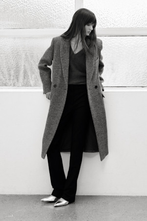 ARIANNA 클래식 부클 코트