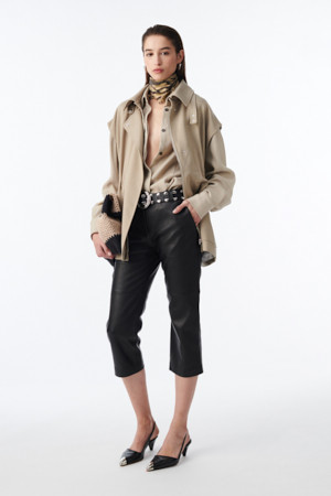 QUOSA 하이넥 베스트 자켓