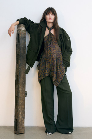 BARRIE 스웨이드 오버 자켓