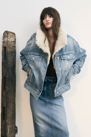 SIRYNE 포켓 데님 스커트