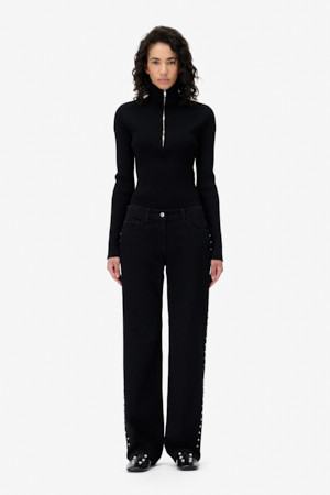 THESS 스터드 데님 팬츠