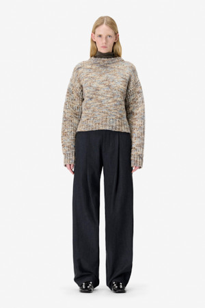 CAMILLA 멜란지 니트 탑