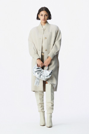  VUIT 니트 하이브리드 코트