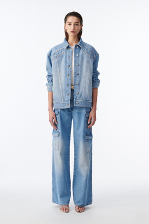 ULISEA 클래식 데님 자켓