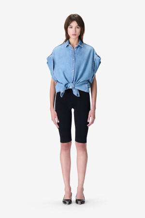 ULINE 데님 오버 셔츠