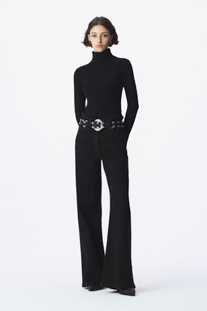 ABRIEL 와이드 데님 팬츠