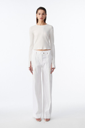 ERSILIA 립 롱 티셔츠