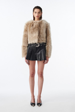 REAL 시어링 숏 자켓