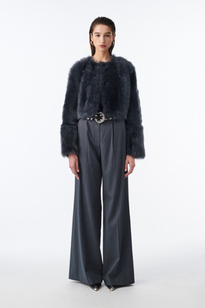 REAL 시어링 숏 자켓