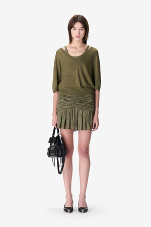 MYLA 브이넥 니트 탑