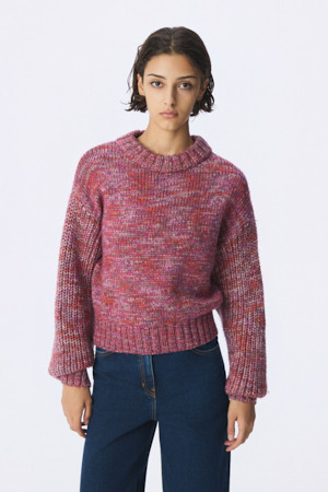 CAMILLA 멜란지 니트 탑