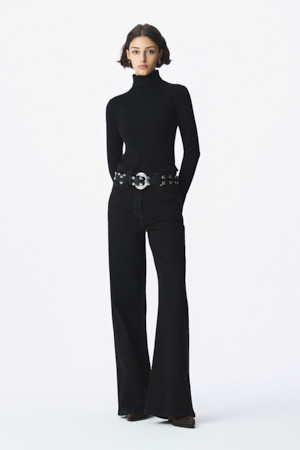 MALONA 터틀넥 니트 탑