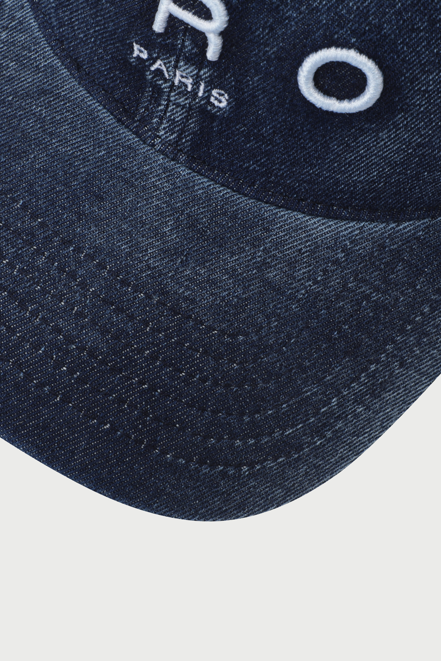 IRO ♥ TROYES IRO Logo Washed Denim Ball Cap /追跡付 TROYES IRO LOGO 데님 볼캡_IRO MEN - 코오롱몰