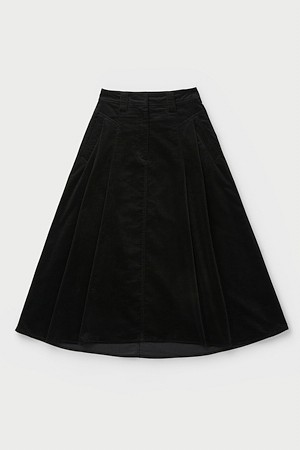 Frane 벨벳 코듀로이 스커트