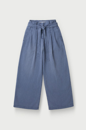 리넨 벨티드 데님