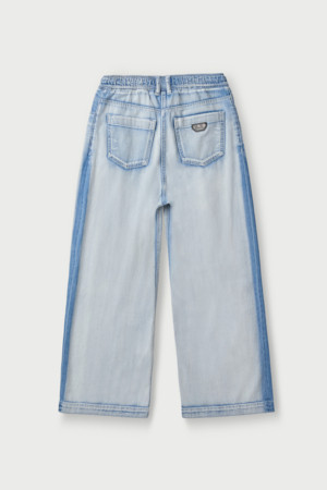 ONDINE 밴딩 데님 와이드 팬츠