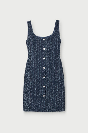 VANINA 디스트로이 데님 슬림 드레스