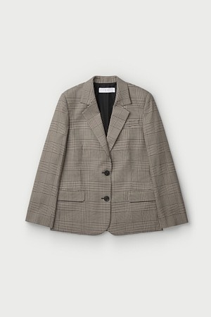 KELIO 글렌체크 블레이저 자켓