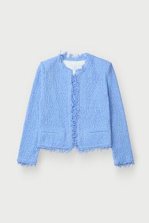 SHAVANI 부클 트위드 가디건