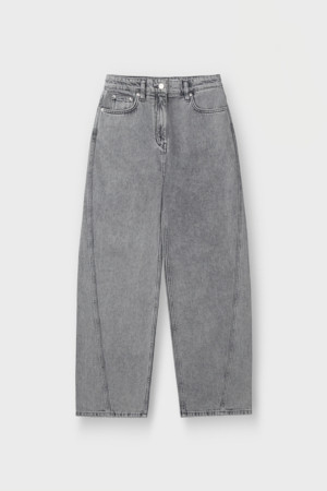 ELYJAHSPE2 커브 씸 데님 와이드 팬츠