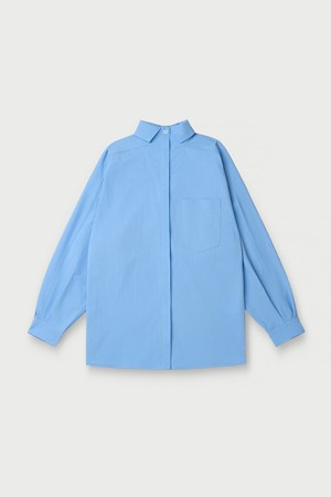 NYLIA 세일러 카라 버튼 셔츠