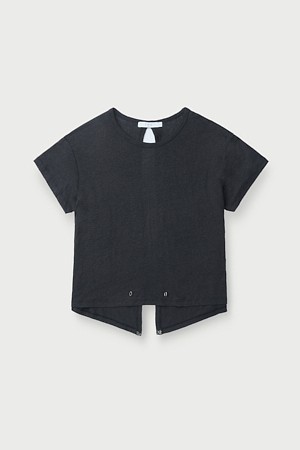 SORENZA 리넨 랩 티셔츠