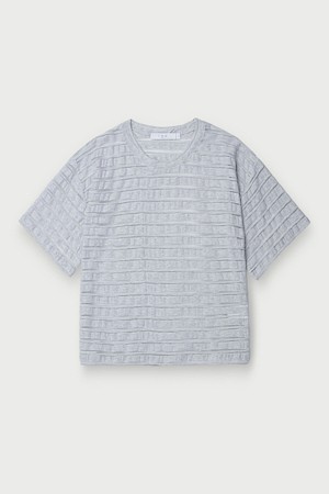 ULIZIA 시어 스트라이프 티셔츠