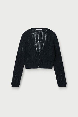 LUNA 크로셰 니트 가디건