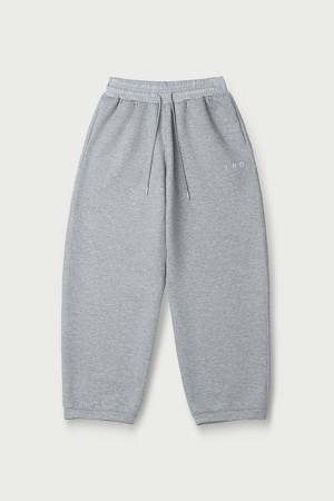 Saint 밴딩 배색 와이드 조거 팬츠