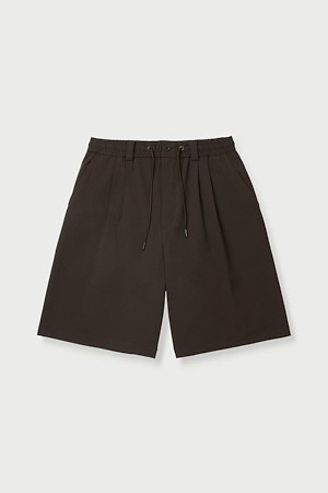 STRETCHABLE 투턱 밴딩 버뮤다 쇼츠