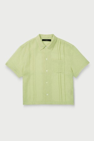 Gauze 오간자 레이어드 반팔 셔츠