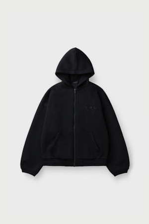 Voile 쿠션지 후드 집업 티셔츠