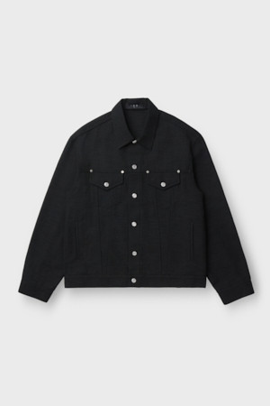 TEVONE 트윌 코튼 트러커 자켓