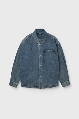 MALTON 데님 긴팔 셔켓