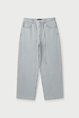 JUNOH 스트링 데님 팬츠