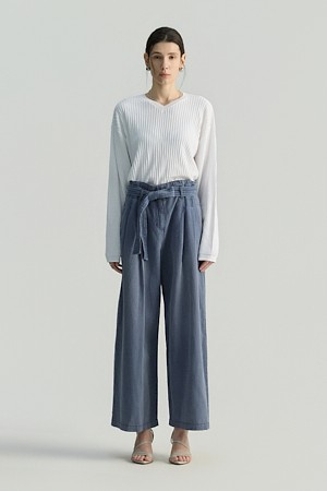 RODIO 리넨 벨티드 데님