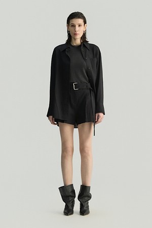 AZALOA 리넨 버튼 셔츠