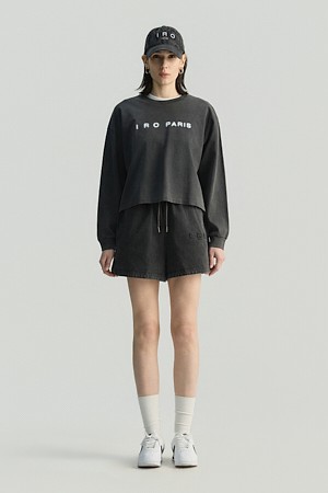 DOVINA 롱슬리브 그래픽 티셔츠