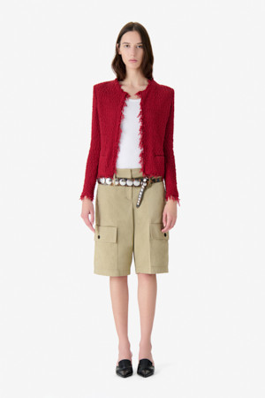 SHAVANI 부클 트위드 가디건