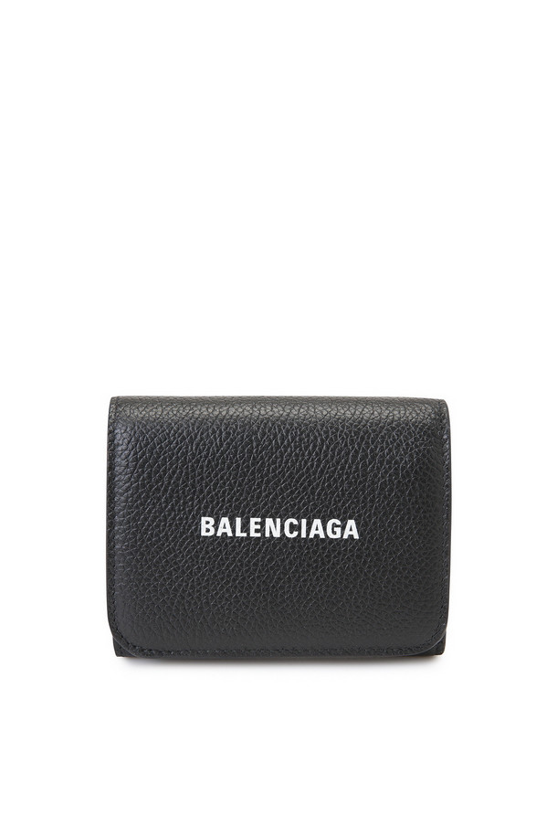 BALENCIAGA - 반지갑 - [BALENCIAGA] 트리폴드 반지갑 블랙 - 655622 1IZIM 1090 BLACK