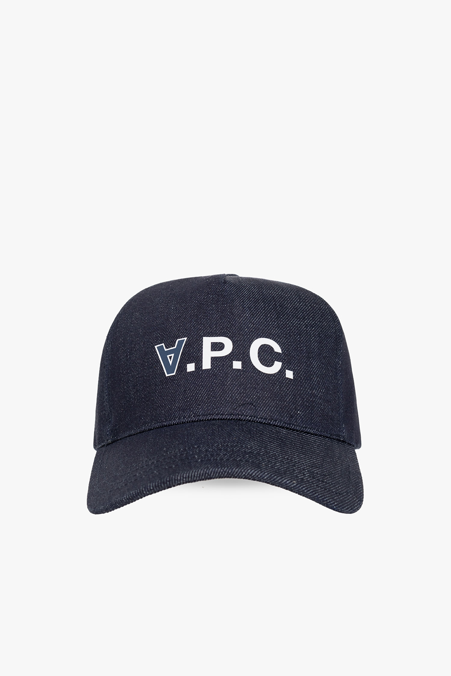 A.P.C. - 모자 - [A.P.C] 에덴 로고 데님 볼캡 다크네이비 - COCSX-M24090 TIP DARK NAVY/WHITE