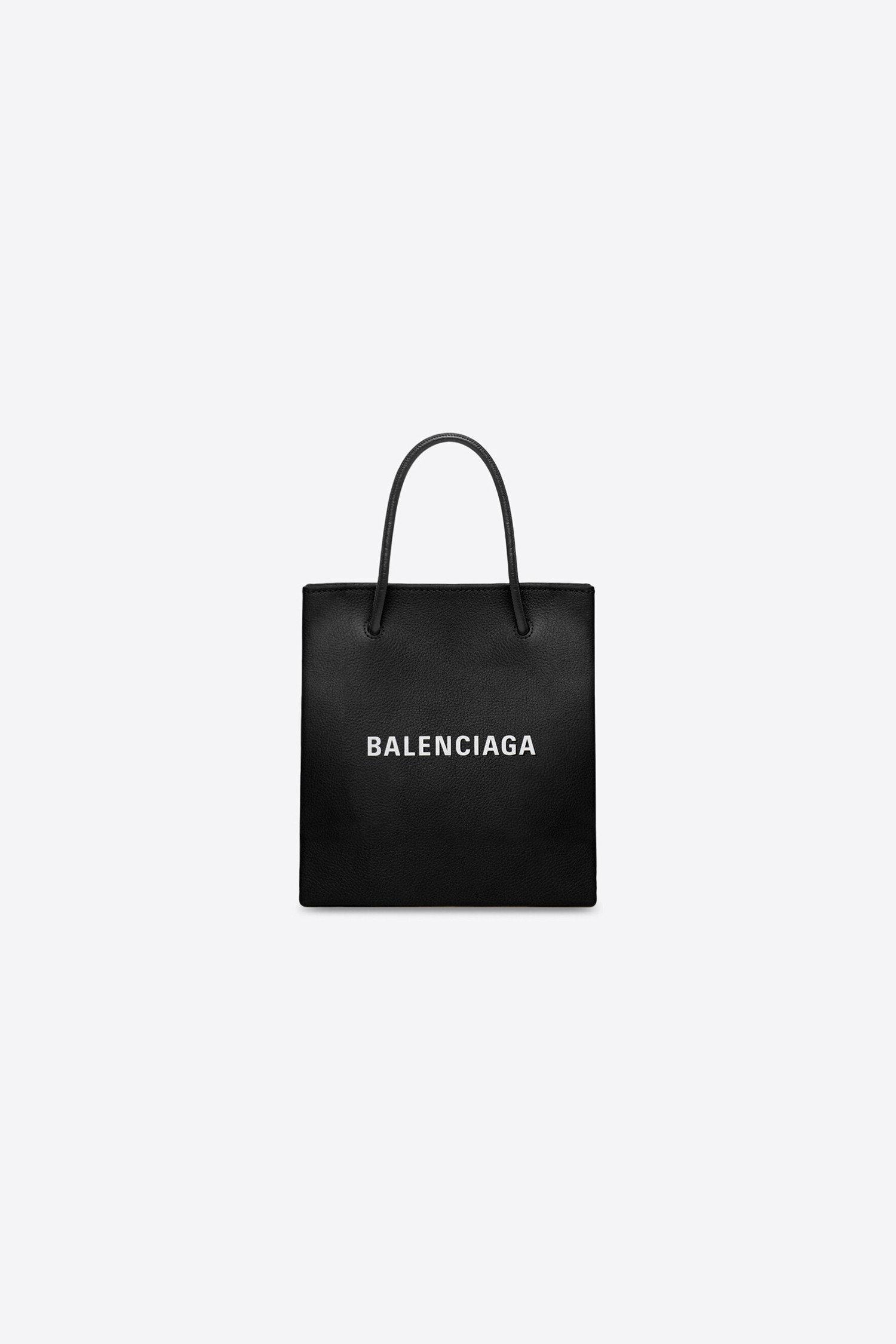 BALENCIAGA - 토트백 - [발렌시아가] 쇼핑 XXS 노스 사우스 토트백 인 블랙 - 597858 0AI2N 1000