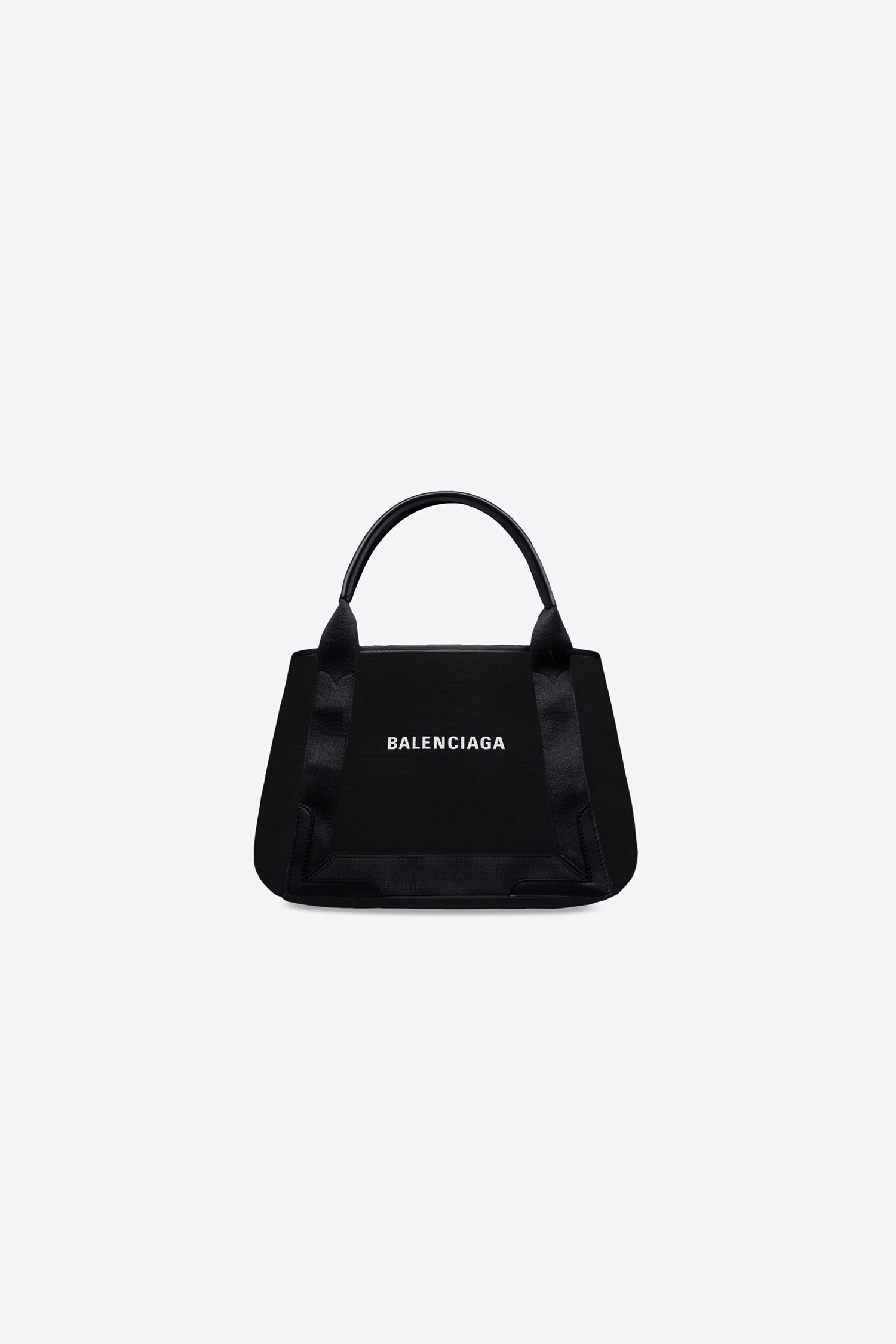 BALENCIAGA - 토트백 - [발렌시아가] 네이비 스몰 카바스 인 블랙 - 339933 2HH3N 1000