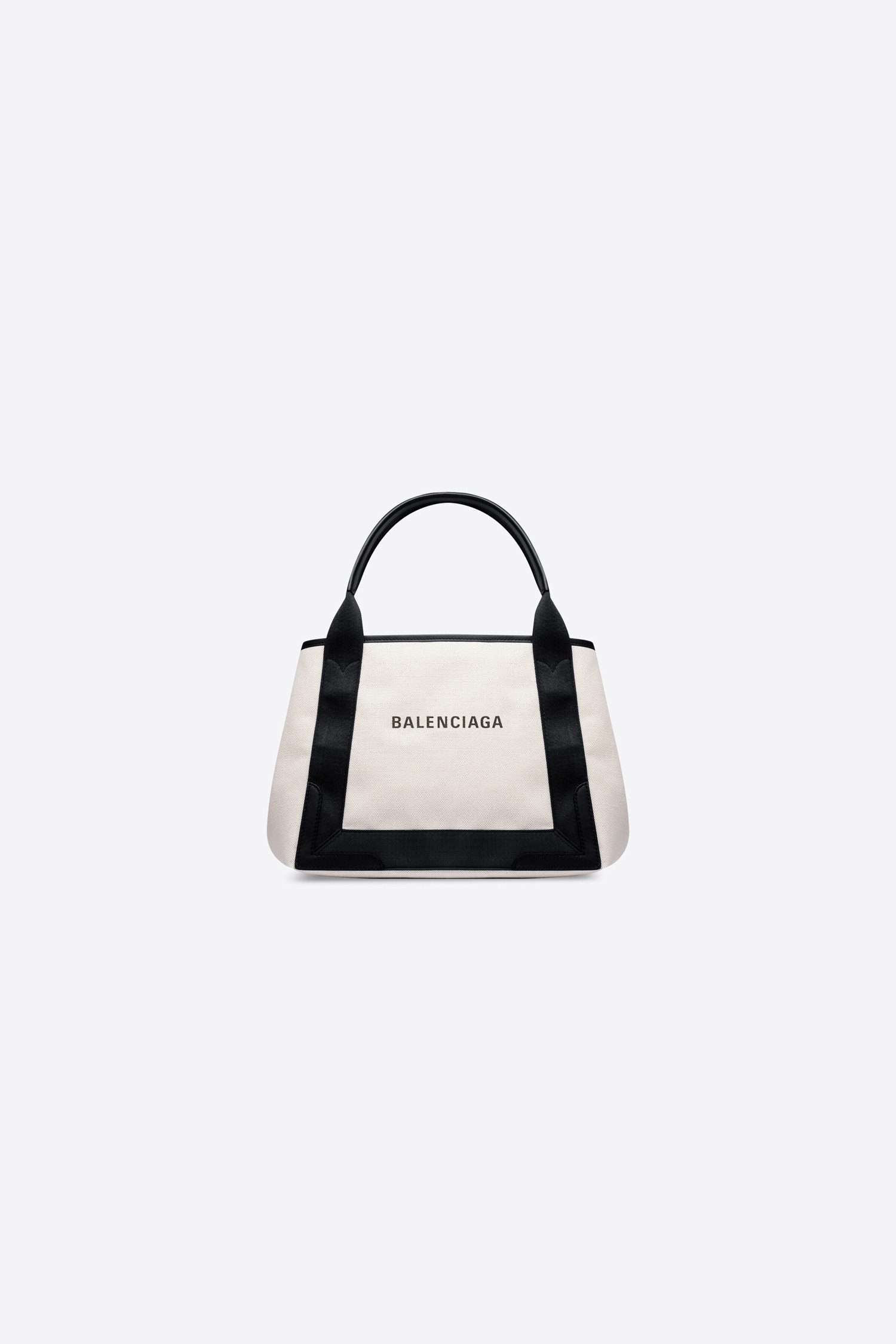 BALENCIAGA - 토트백 - [발렌시아가] 네이비 스몰 카바스 인 베이지 - 339933 2HH3N 9260