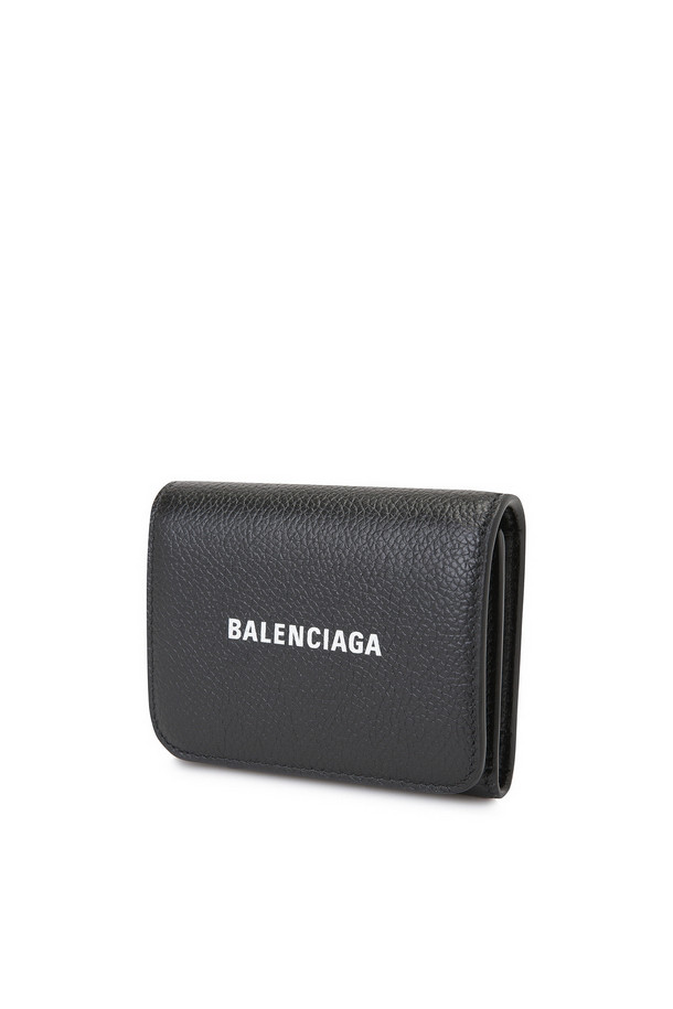 BALENCIAGA - 반지갑 - [BALENCIAGA] 트리폴드 반지갑 블랙 - 655622 1IZIM 1090 BLACK