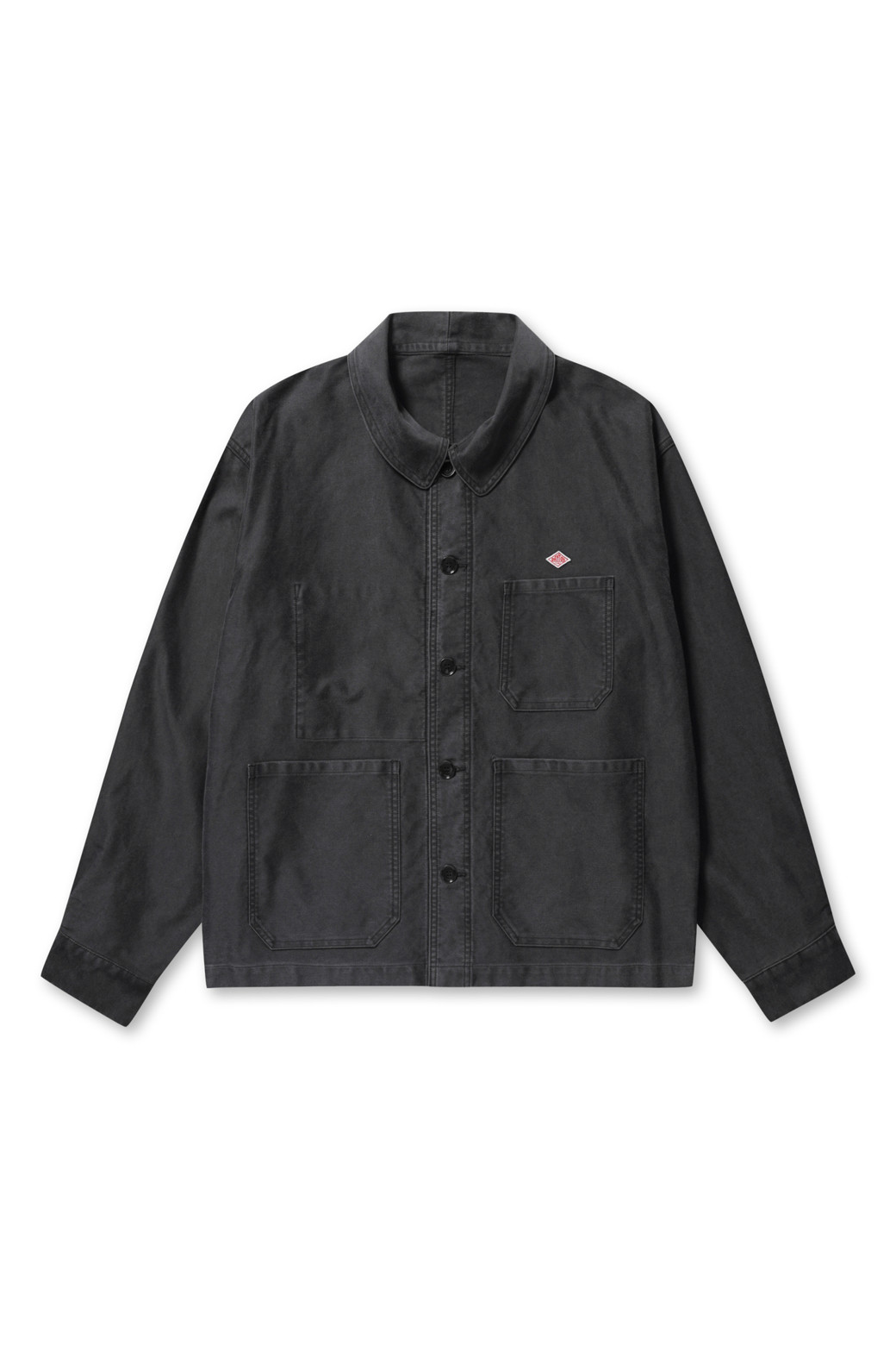 DANTON] MEN'S MOLESKIN FRENCH COVERALL DT-A0308 MSF BLACK_DANTON