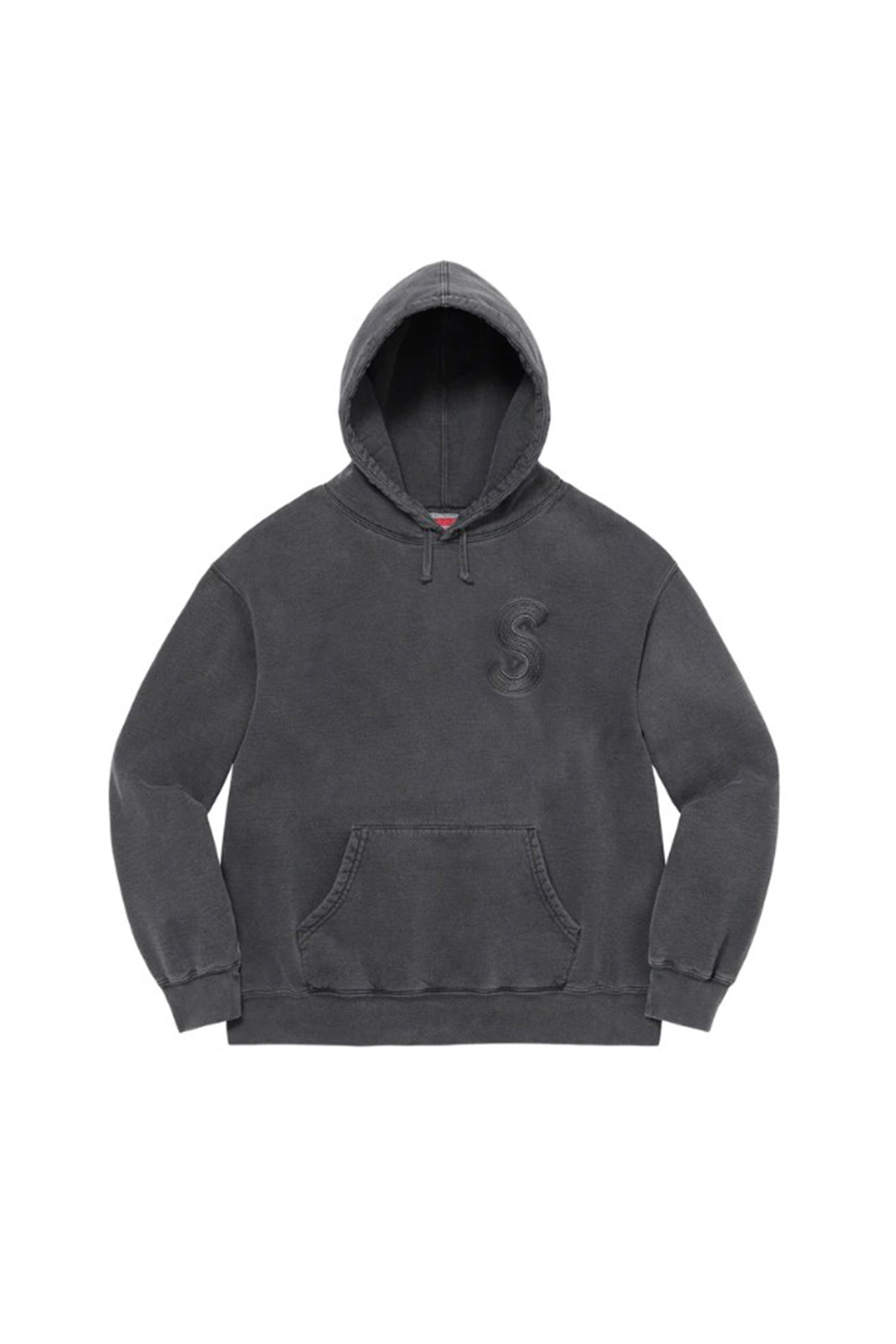 爆買い！ summer Overdyed 2023 S Logo - Black Supreme Hooded Size