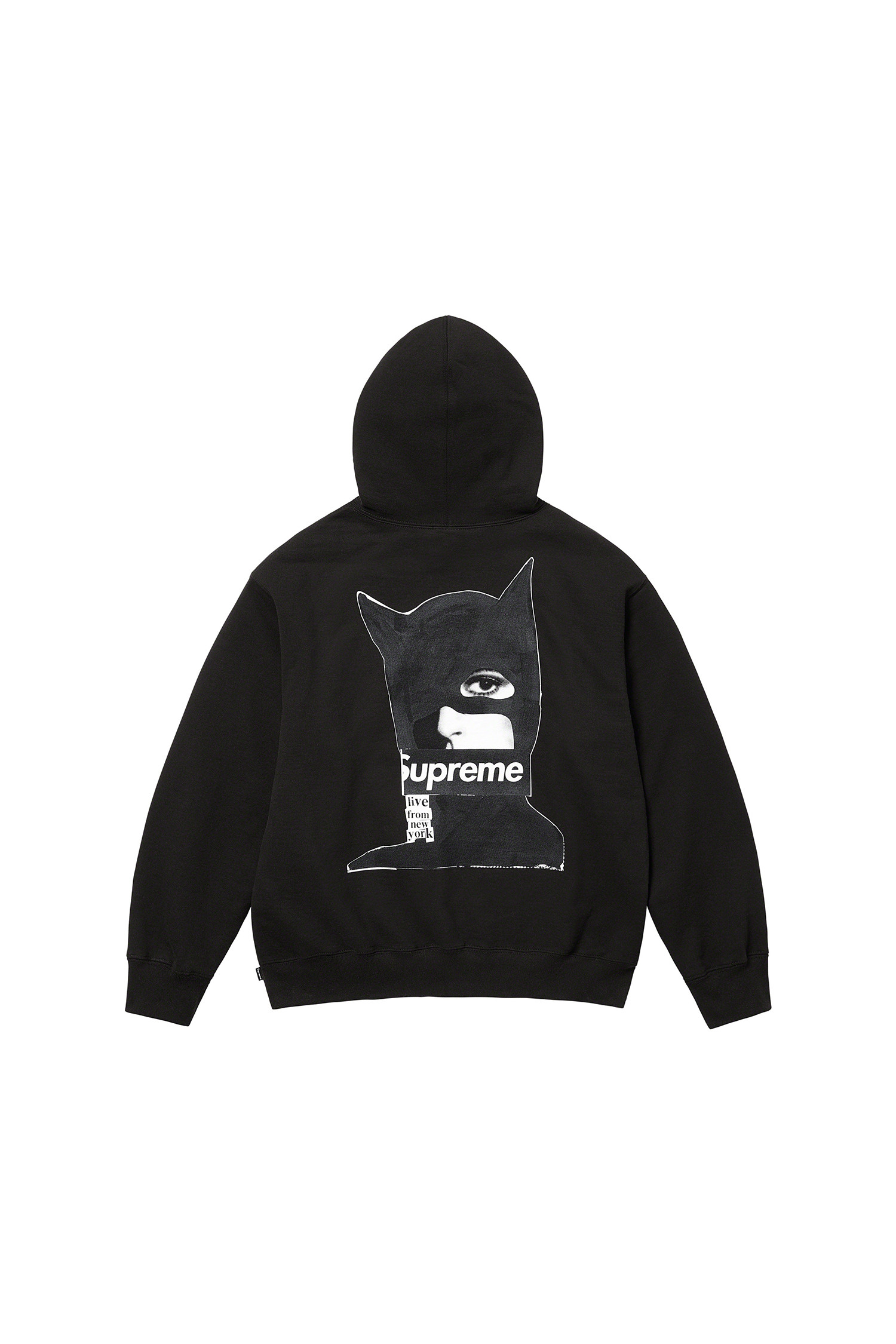 SUPREME) Catwoman Hooded Sweatshirt - Black_SUPREME