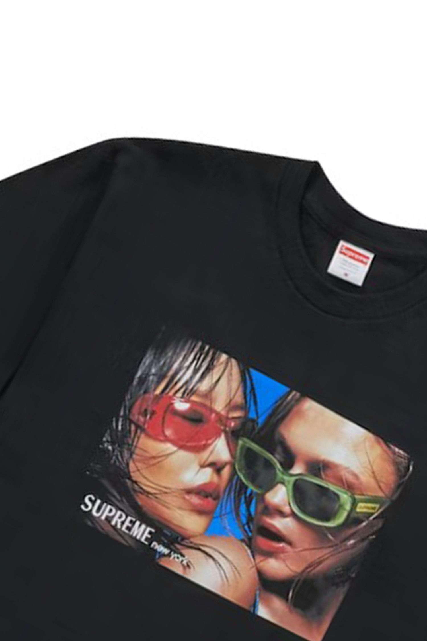 SUPREME] EYEWEAR TEE - BLACK_SUPREME