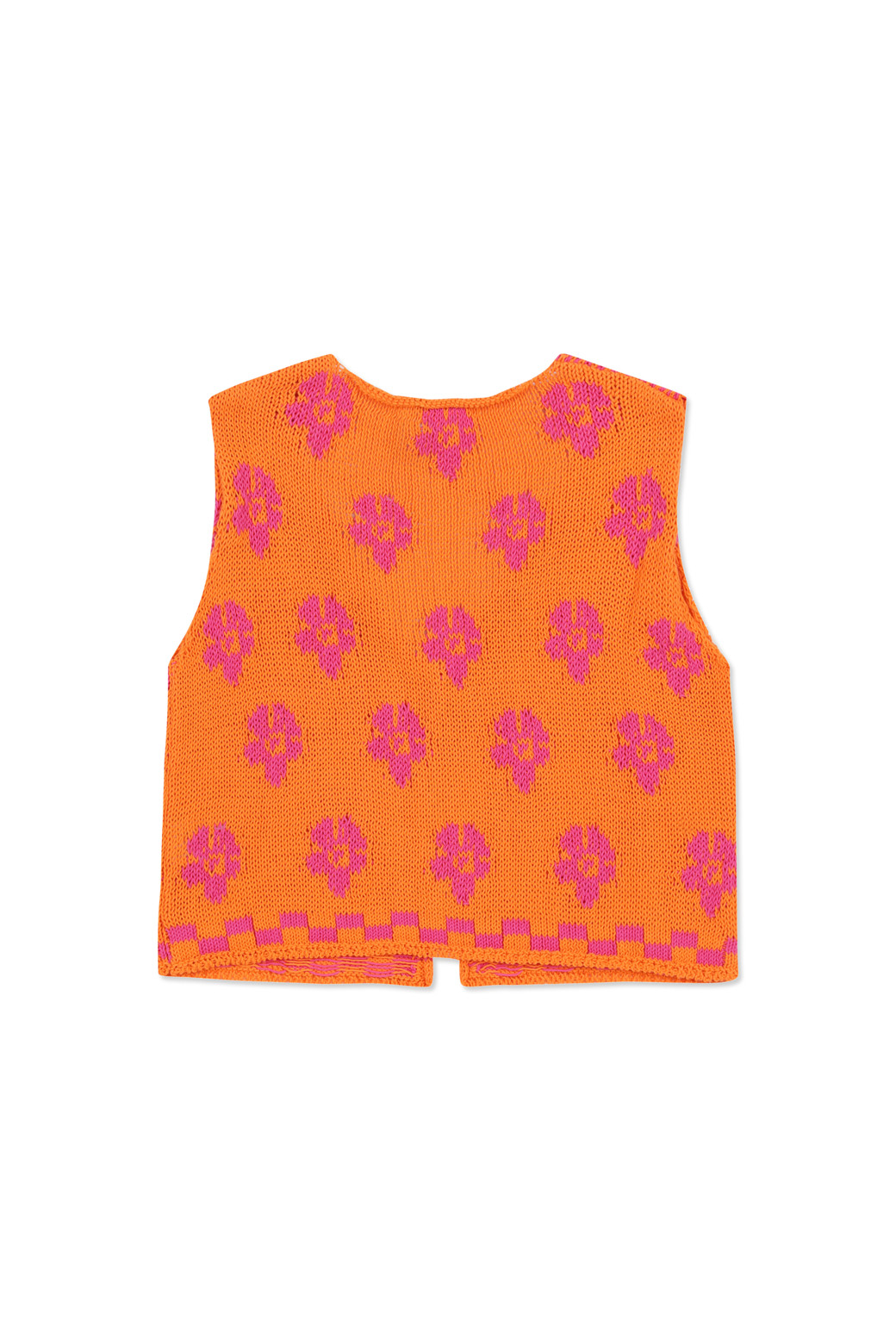 [TACH] LorezaKnit Top Orange & Magenta_TACH